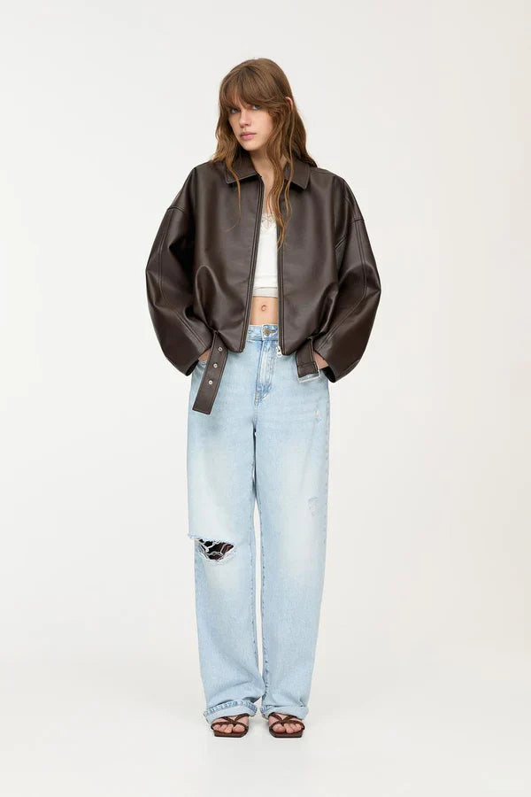 Mayen - Belted Bomber Jacket