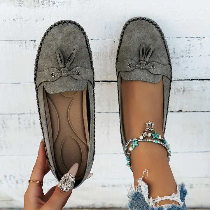 Salome - Casual Tassel Moccasins