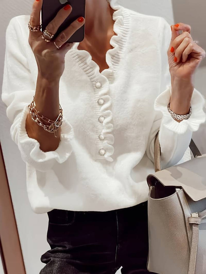 Katherine - Elegant Ruffle Blouse