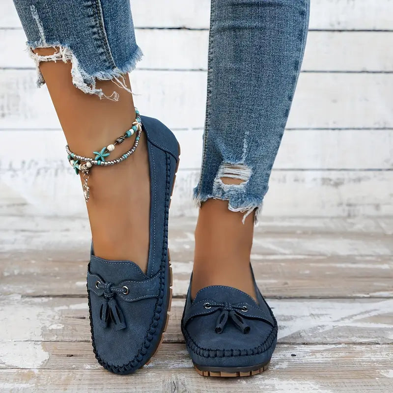Salome - Casual Tassel Moccasins