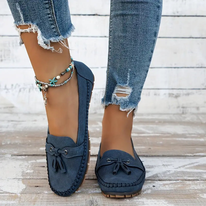 Salome - Casual Tassel Moccasins