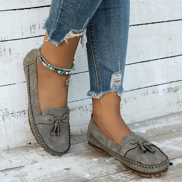 Salome - Casual Tassel Moccasins