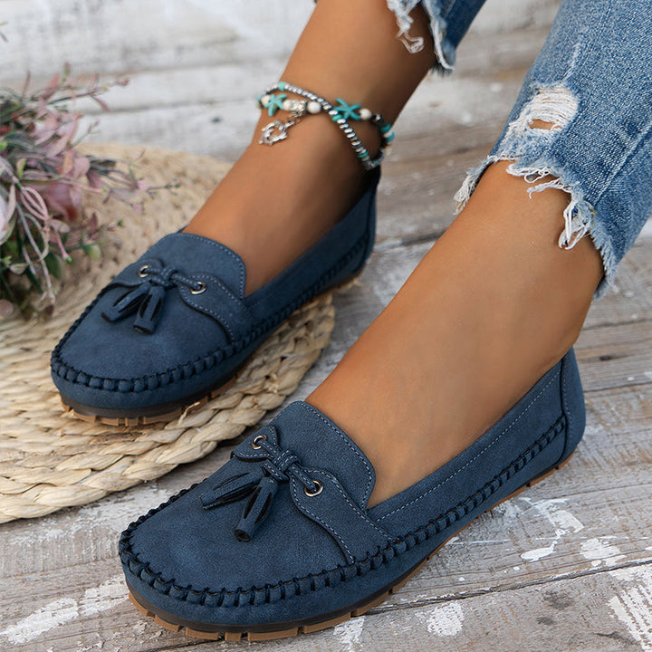 Salome - Casual Tassel Moccasins