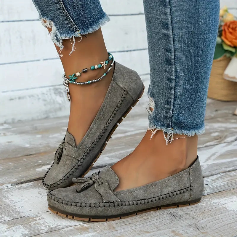 Salome - Casual Tassel Moccasins