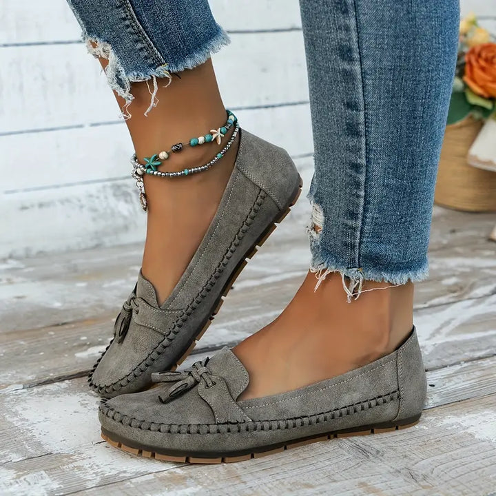 Salome - Casual Tassel Moccasins