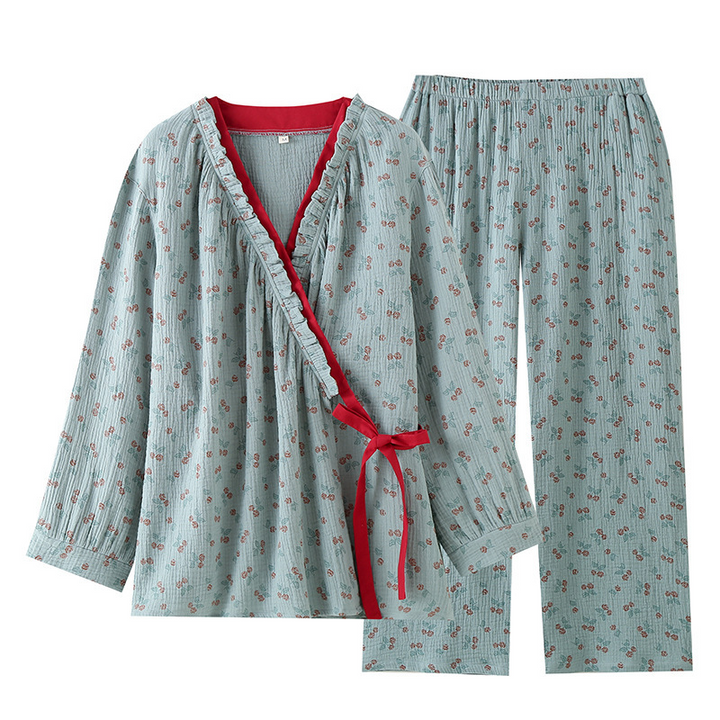 Kyoto- Kimono Cotton Gauze Pajama Set