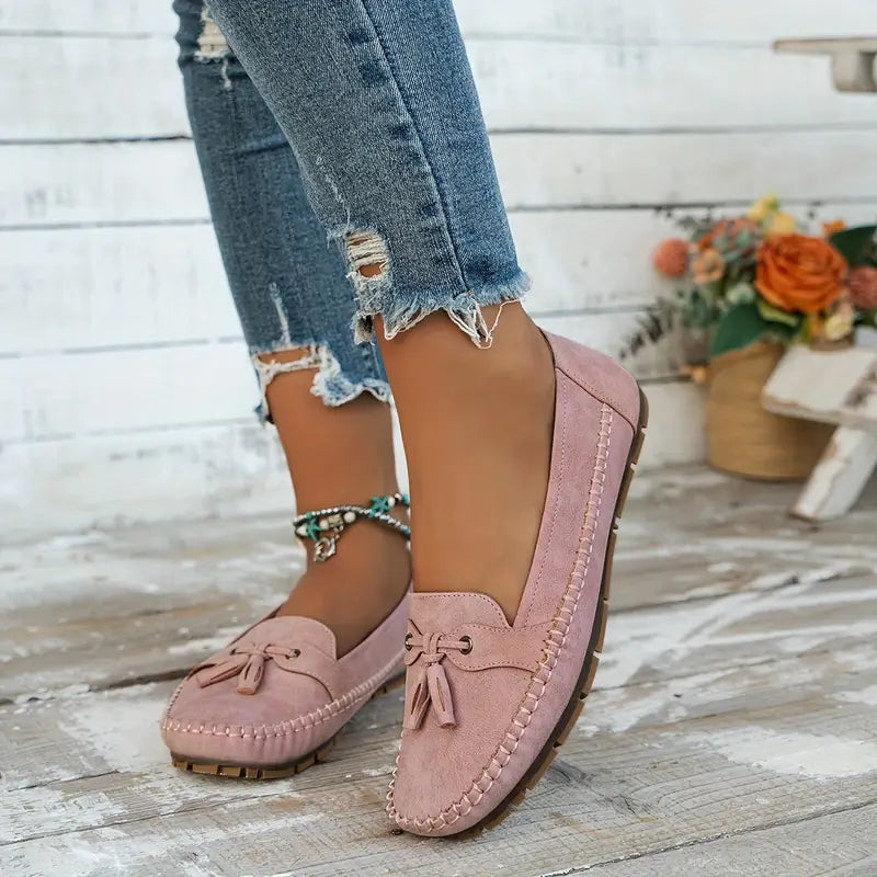 Salome - Casual Tassel Moccasins