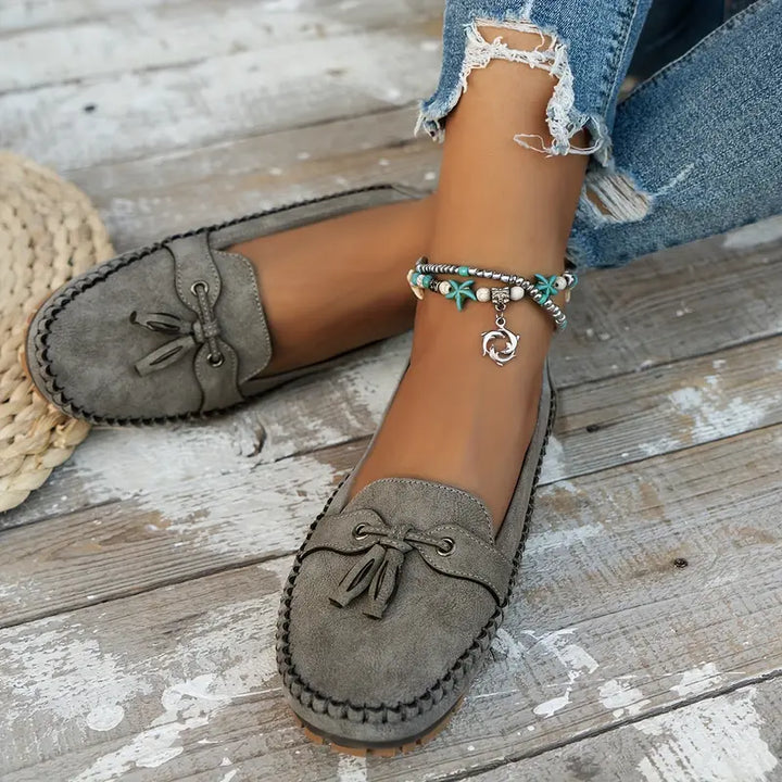 Salome - Casual Tassel Moccasins