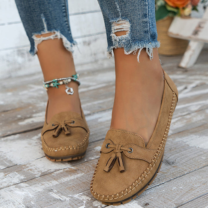 Salome - Casual Tassel Moccasins