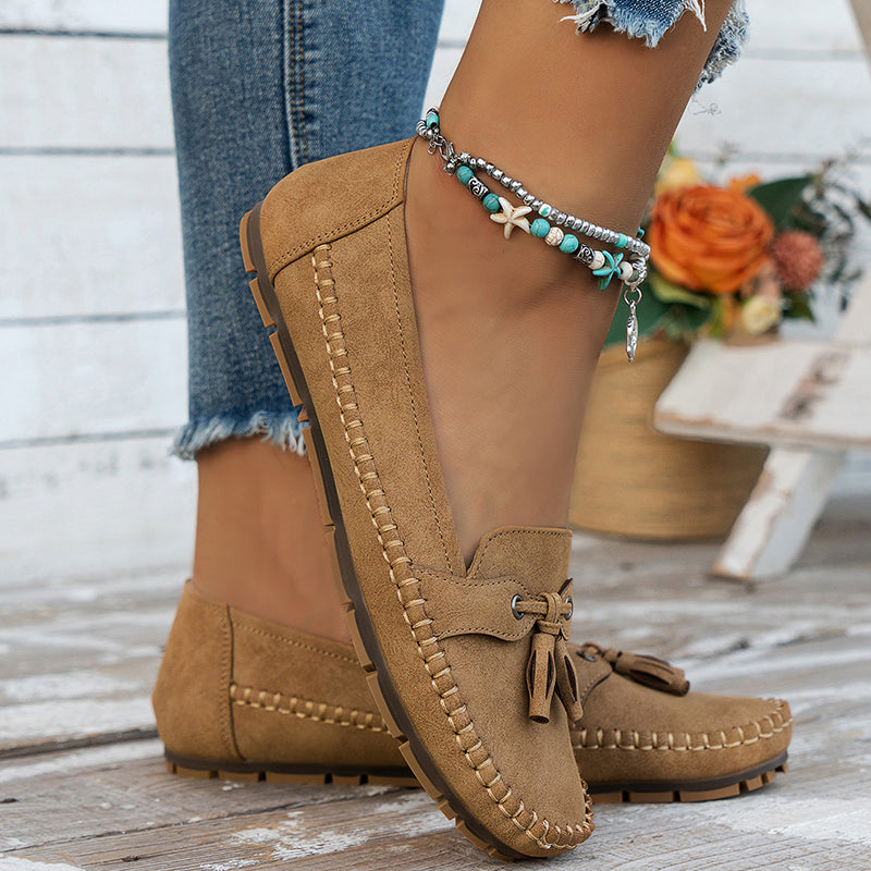 Salome - Casual Tassel Moccasins