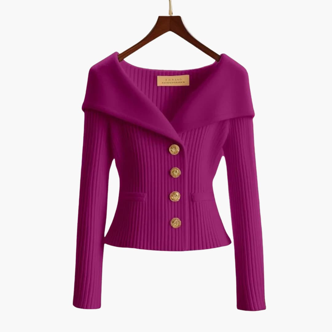 Alex - Elegant Ribbed Top