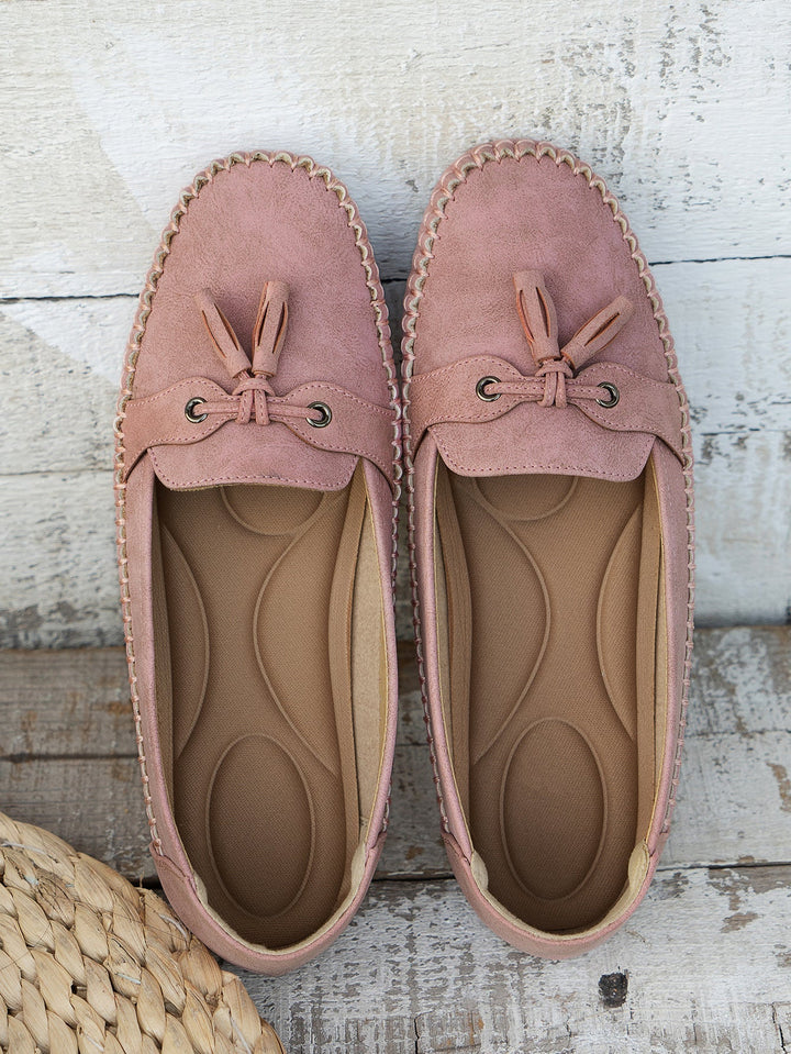 Salome - Casual Tassel Moccasins