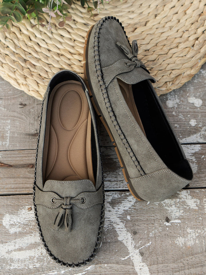 Salome - Casual Tassel Moccasins