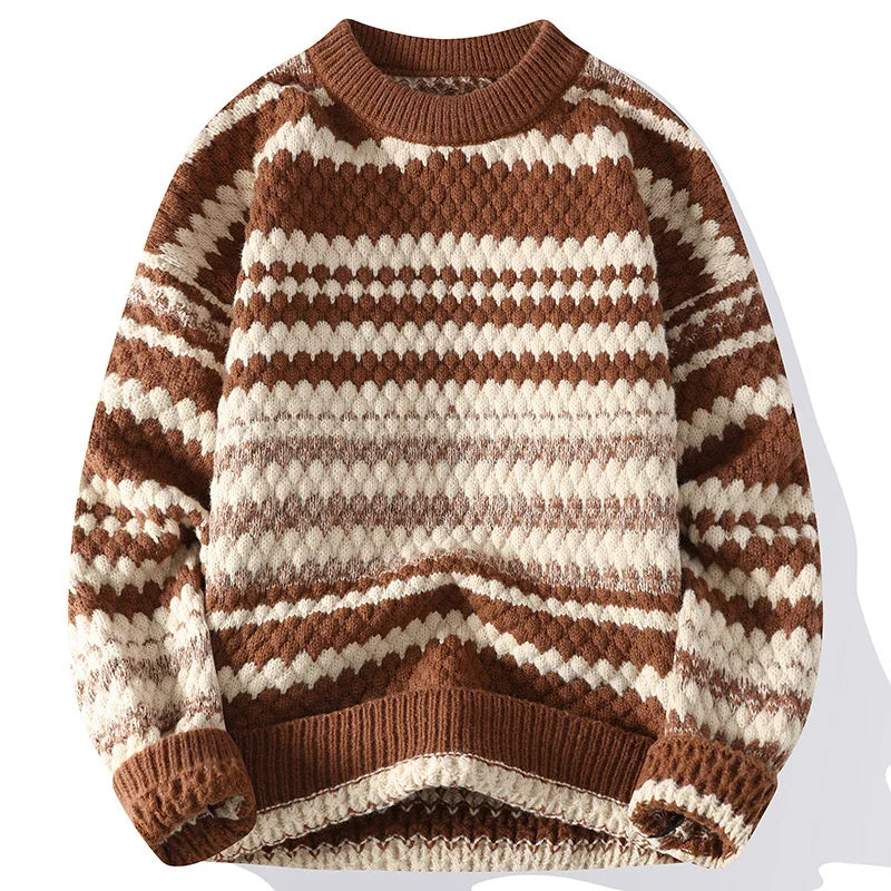 Jemima - Striped Knit Pullover