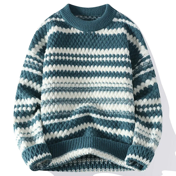 Jemima - Striped Knit Pullover
