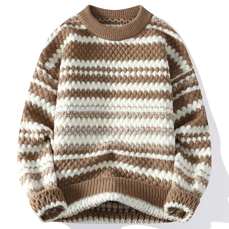 Jemima - Striped Knit Pullover