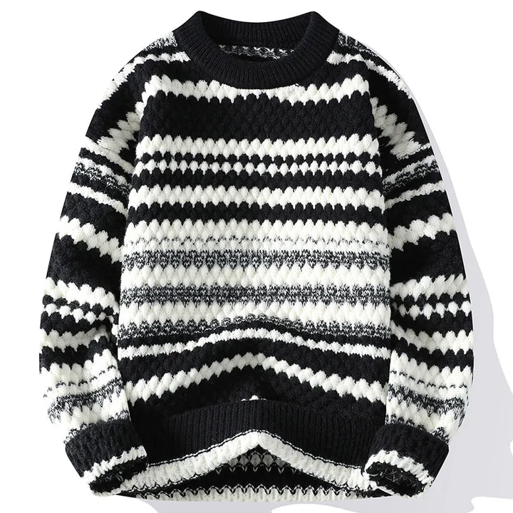 Jemima - Striped Knit Pullover
