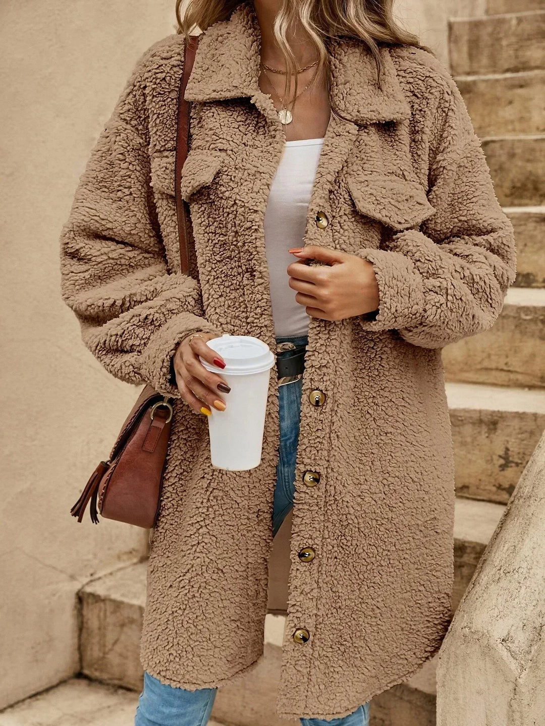 Viela - Relaxed Cardigan Coat