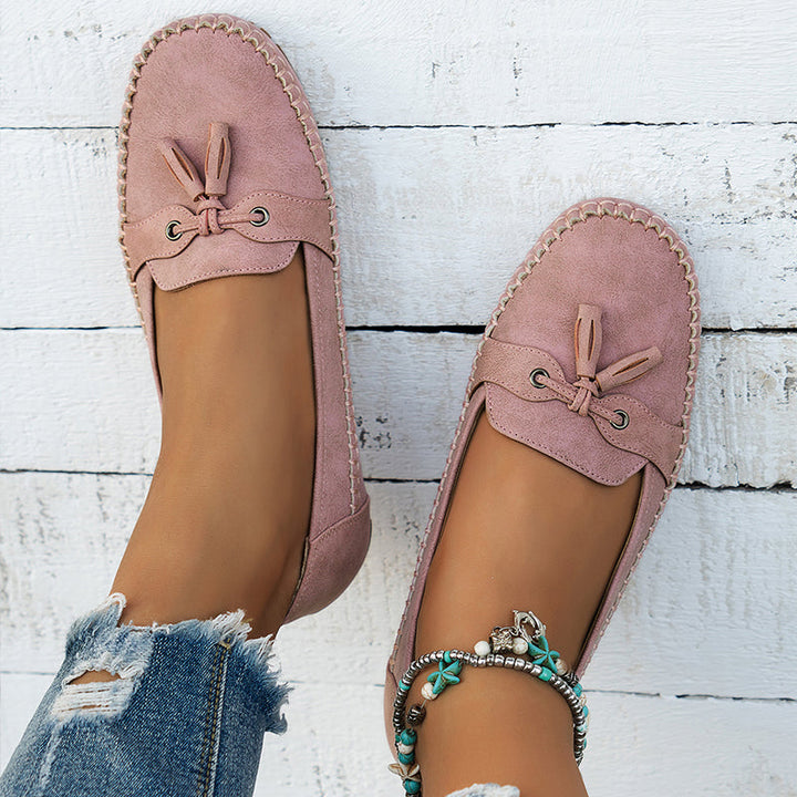 Salome - Casual Tassel Moccasins